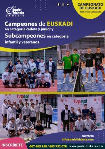 Club Padel Bizkaia ha participado en el Campeonato de Euskadi