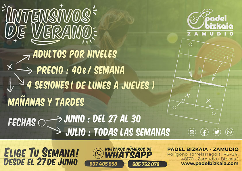 Intensivos de adultos de verano 2022