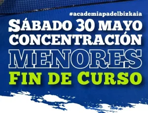 CONCENTRACIÓN DE MENORES 30 de mayo