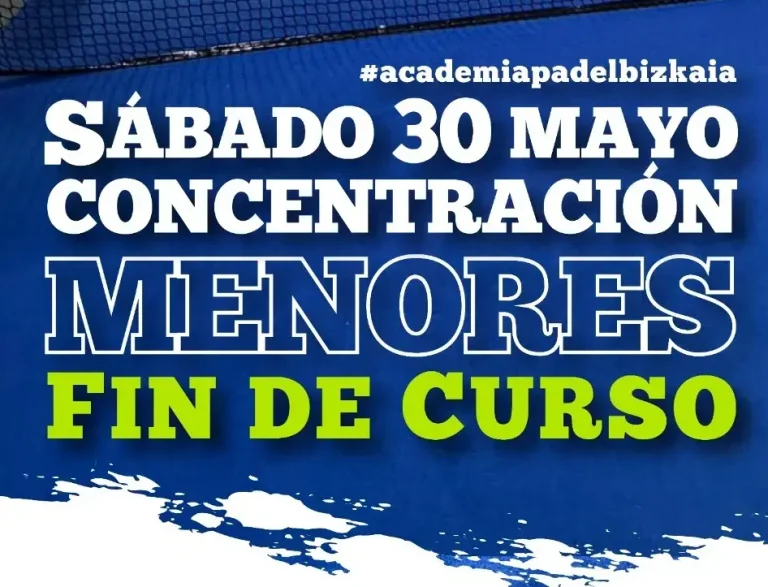 CONCENTRACIÓN DE MENORES 30 de mayo