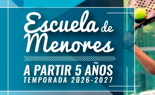 Abiertas las inscripciones para la Escuela de Menores Padel Bizkaia 2026/2027